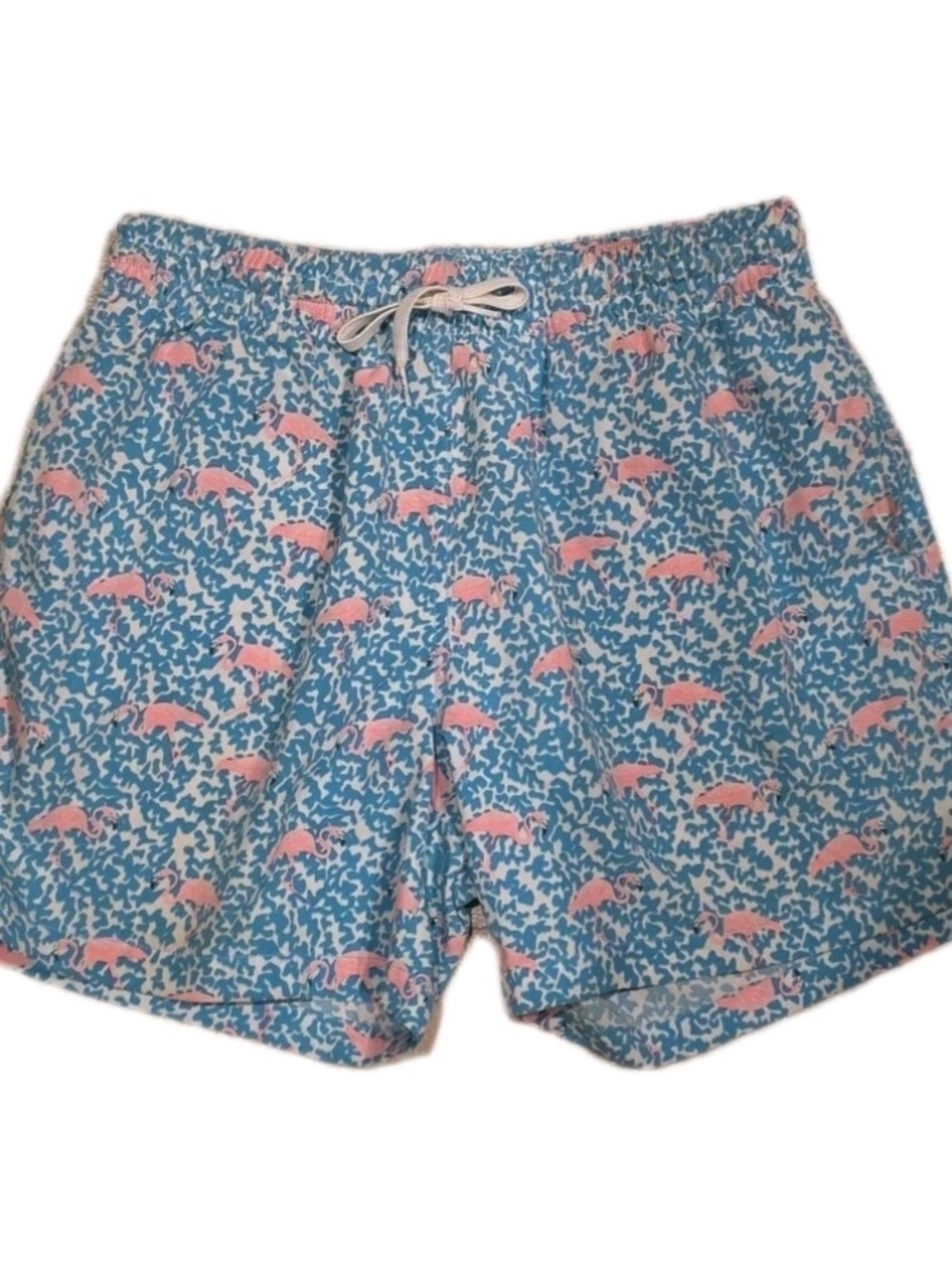 Chubbies Men's Lined Classic 5.5" Swim Trunks Size Small Domingo Flamingo